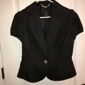 The Limited Black Short Sleeved Suit Jacket